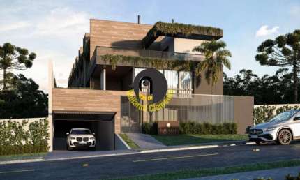 Casa alto padrão de 270m² 3 dormitórios à venda, bairro Santo Inácio, Curitiba /