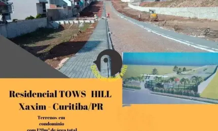Terreno de  área total 127m² em condomínio à venda  no bairro xaxim