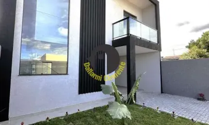 Sobrado de 141m², 3 quartos, 1 suíte, 3 banheiros à venda, bairro estação, Arauc