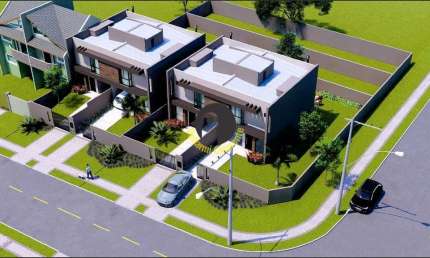 Sobrado de 112m², 3 Quartos e 3 banheiros à venda bairro Atuba - Curitiba/PR