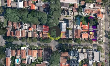 Terreno com 1.080,00m² à venda no bairro água verde,  curitiba / pr.