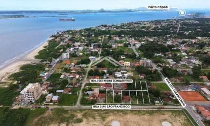 Área para venda localizado no Balneário Parque II, Pontal do Norte - Itapoá