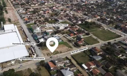Terreno para locação por r$ 2.550,00, localizado no residencial príncipe - itapoá sc