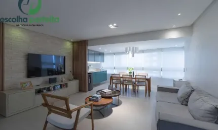 Apartamento de Luxo com 3 Suítes em Patamares, Salvador-BA: 156m² e 3 Vagas de Garagem!