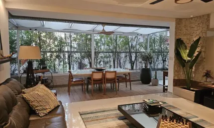 Apartamento à venda em santos-sp, bairro josé menino: 2 quartos, 2 suítes, 2 salas, 2 vagas, 151m². confira já!
