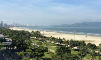 Apartamento com 2 quartos à venda na AVENIDA PRESIDENTE WILSON - DE 63/64 A 122/123, 87, Pompéia, Santos, 100 m2 por R$ 1.060.000