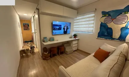 Apartamento à venda na Ponta da Praia: 1 quarto, 1 sala, 1 banheiro, 1 vaga de garagem, 47m² em Santos-SP!