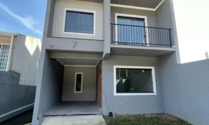 Casa em condomínio fechado com 3 quartos à venda na rua valdomiro rodrigues, 260, tatuquara, curitiba, 128 m2 por r$ 650.000