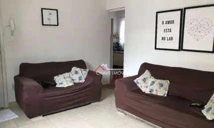 Apartamento com 3 dormitórios à venda, 96 m² por R$ 400.000,00 - Encruzilhada - Santos/SP