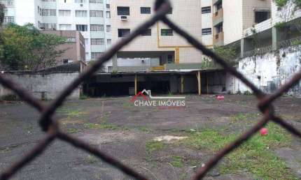 Terreno à venda, 651 m² por R$ 8.470.000,00 - Embaré - Santos/SP