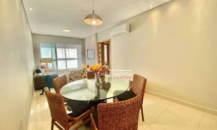 Apartamento à venda, 101 m² por r$ 1.350.000,00 - embaré - santos/sp
