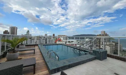 Apartamento com 2 dormitórios à venda, 81 m² por r$ 850.000,00 - aparecida - santos/sp