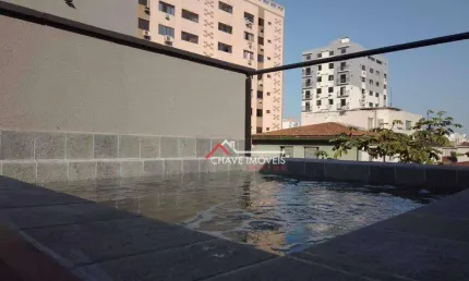 Village com 2 dormitórios à venda, 116 m² por R$ 650.000,00 - Marapé - Santos/SP