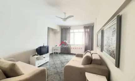 Apartamento com 2 dormitórios à venda, 87 m² por r$ 460.000,00 - josé menino - santos/sp