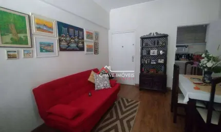 Apartamento com 2 dormitórios à venda, 89 m² por r$ 479.000,00 - boqueirão - santos/sp