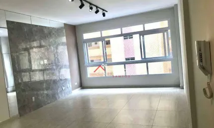 Apartamento com 3 dormitórios à venda, 100 m² por r$ 955.000,00 - josé menino - santos/sp