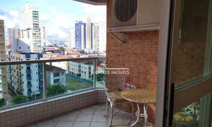 Apartamento com 2 dormitórios, 100 m² - venda por R$ 1.380.000,00 ou aluguel por R$ 8.640,00/mês - Embaré - Santos/SP