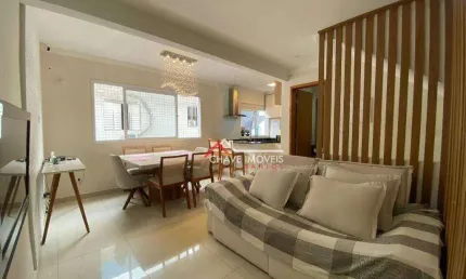 Village com 2 dormitórios à venda, 102 m² por R$ 640.000,00 - Estuário - Santos/SP