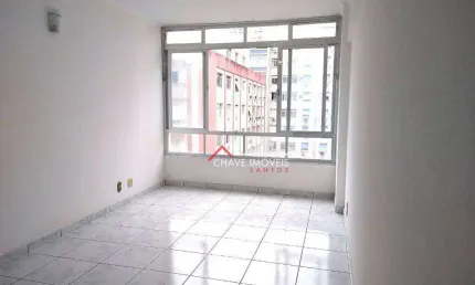 APARTAMENTO COM 50 M2, 1 DORMITÓRIO, A 50 M DA PRAIA, NA APARECIDA - SANTOS/SP