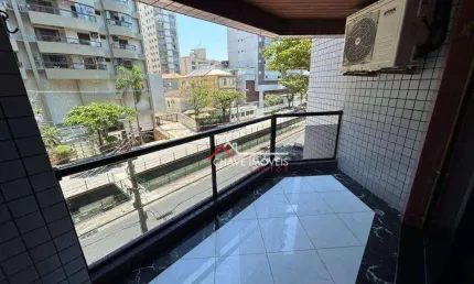 Apartamento com 2 dormitórios à venda, 120 m² por R$ 1.060.000,00 - Aparecida - Santos/SP