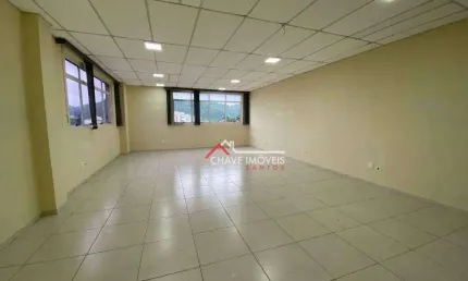 Sala para alugar, 58 m² por r$ 2.675,02/mês - vila matias - santos/sp