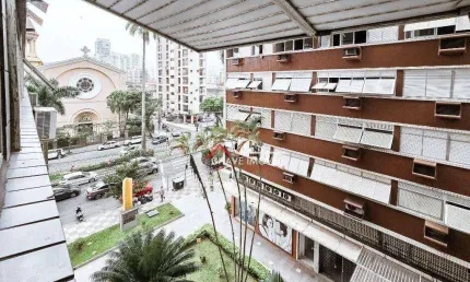 Apartamento com 2 dormitórios à venda, 98 m² por R$ 510.000,00 - Gonzaga - Santos/SP