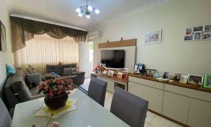 Apartamento com 3 dormitórios à venda, 91 m² por R$ 480.000,00 - Aparecida - Santos/SP