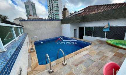 Casa com 4 dormitórios à venda, 198 m² por R$ 2.300.000,00 - Ponta da Praia - Santos/SP