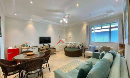 Apartamento com 2 dormitórios à venda, 86 m² por R$ 445.000,00 - Aparecida - Santos/SP