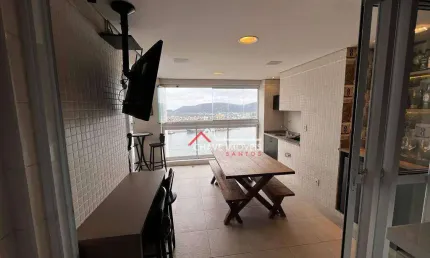 Apartamento com 3 dormitórios à venda, 189 m² por R$ 2.554.000,00 - Ponta da Praia - Santos/SP