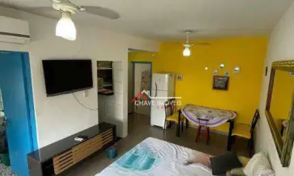 Studio com 1 dormitório à venda, 40 m² por R$ 315.000,00 - Gonzaga - Santos/SP