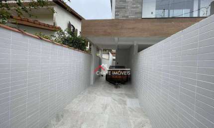 Sobrado novo com 3 dormitórios à venda, 104 m² por R$ 820.000 - Vila Belmiro - Santos/SP