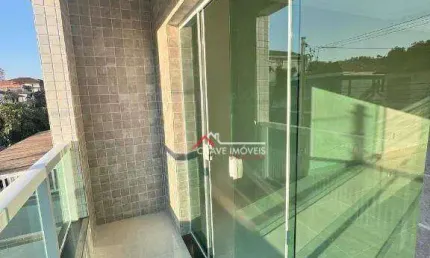 Casa duplex nova com 3 dormitórios à venda, 134 m² por R$ 890.000 - Aparecida - Santos/SP