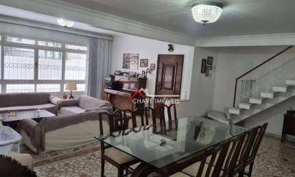 Sobrado com 4 dormitórios à venda, 282 m² por R$ 4.000.000,00 - Ponta da Praia - Santos/SP