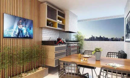 Apartamento com 2 dormitórios à venda, 67 m² por r$ 821.000,00 - boqueirão - santos/sp