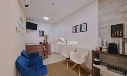 Sala comercial com 1 sala para alugar na Avenida Ana Costa, Gonzaga, Santos
