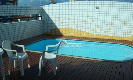 Apartamento com 2 dormitórios à venda, 83 m² por R$ 650.000,00 - Pompéia - Santos/SP