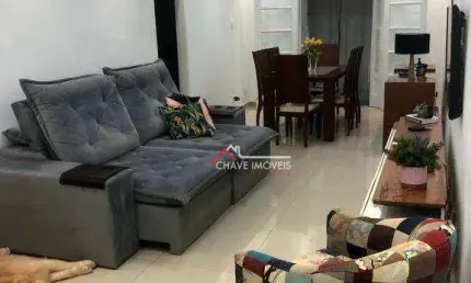Apartamento com 2 dormitórios à venda, 74 m² por R$ 516.000,00 - Gonzaga - Santos/SP