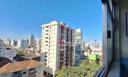 Apartamento com 3 dormitórios à venda, 136 m² por R$ 600.000,00 - Ponta da Praia - Santos/SP