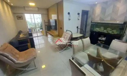 Apartamento com 3 dormitórios à venda, 84 m²  - Marapé - Santos/SP