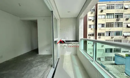 Apartamento com 2 dormitórios à venda, 63 m² por R$ 860.000,00 - Embaré - Santos/SP