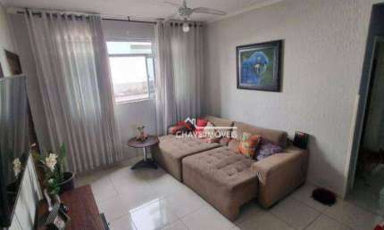 Apartamento com 3 dormitórios à venda, 92 m² por R$ 499.000,00 - Boqueirão - Santos/SP