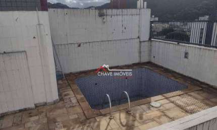 Cobertura com 2 dormitórios à venda, 300 m² por R$ 850.000,00 - Campo Grande - Santos/SP