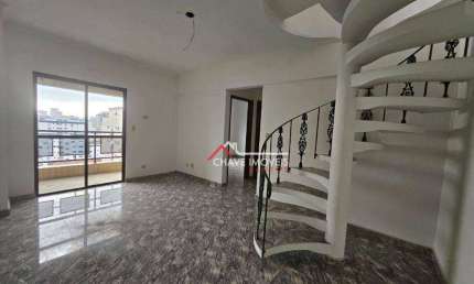 Cobertura com 1 dormitório à venda, 129 m² por R$ 980.000,00 - Aparecida - Santos/SP
