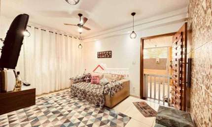 Sobrado com 3 dormitórios à venda, 122 m² por R$ 700.000,00 - Vila Belmiro - Santos/SP