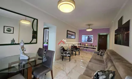 Apartamento com 2 dormitórios à venda, 92 m² por R$ 650.000,00 - Embaré - Santos/SP