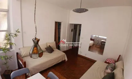 Apartamento à venda, 42 m² por r$ 320.000,00 - pompéia - santos/sp
