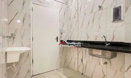 Kitnet com 1 dormitório à venda, 33 m² por r$ 276.000,00 - ponta da praia - santos/sp