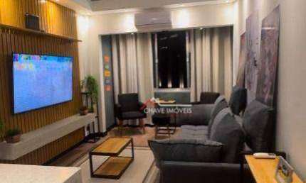 Apartamento com 2 dormitórios à venda, 85 m² por R$ 695.000,00 - Gonzaga - Santos/SP