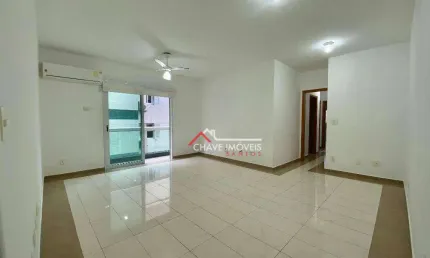 Apartamento com 3 dormitórios para alugar, 125 m² por R$ 7.500,02/mês - Embaré - Santos/SP